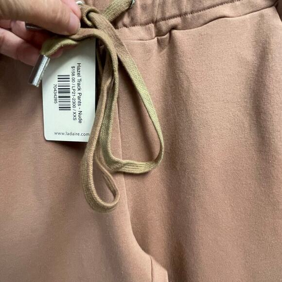 Ladaire NEW Hazel Track Pants Pull On Size XXS Nude Elastic Waist $158 - Picture 7 of 7
